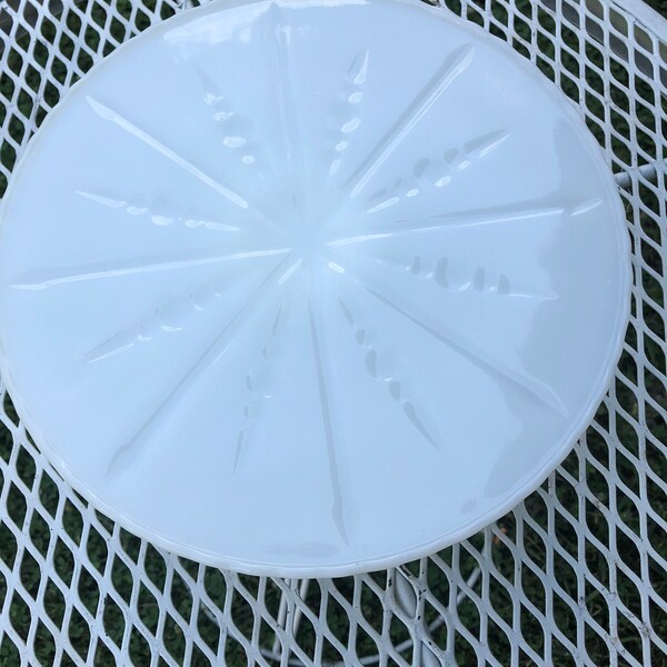 Vintage Milk Glass Cake Stand