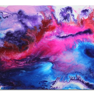 Peinture fluide acrylique, Acrylique Pour, Verser, Résine Art, Photo, Résumé, Art, Résumé, Art, Époxy, Moderne, Photo, Peinture, Original