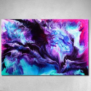 Peinture fluide acrylique, Acrylique Pour, Verser, Résine Art, Photo, Résumé, Art, Résumé, Art, Époxy, Moderne, Photo, Peinture, Original