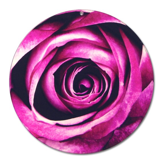Sonnenfanger Lila Rose Nr 24 O 10cm Blumen Etsy