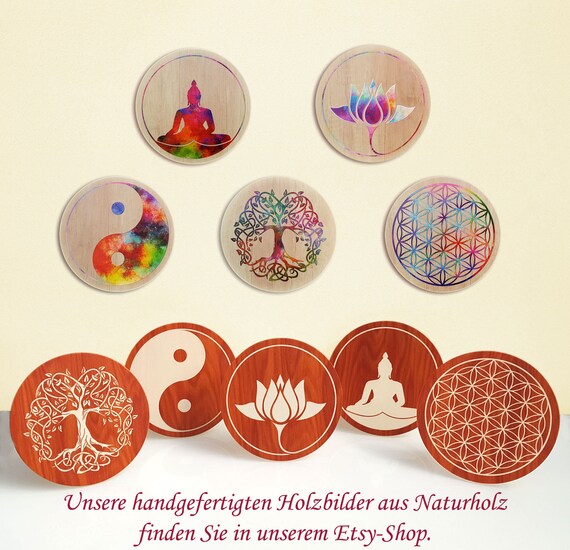 Sun Catcher Trival N.13 - Disco Acrilico Colorato 15 Cm Con Simbolo - Decorazione Da Finestra Infrangibile - Made In Germany - 4