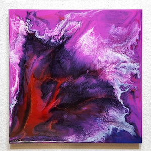 ORIGINAL Resin Kunst Abstrakte Malerei Epoxid Gießharzbild Gemälde Modern Art Fluid Painting Epoxy - hochglanz Wandbild direkt vom Künstler