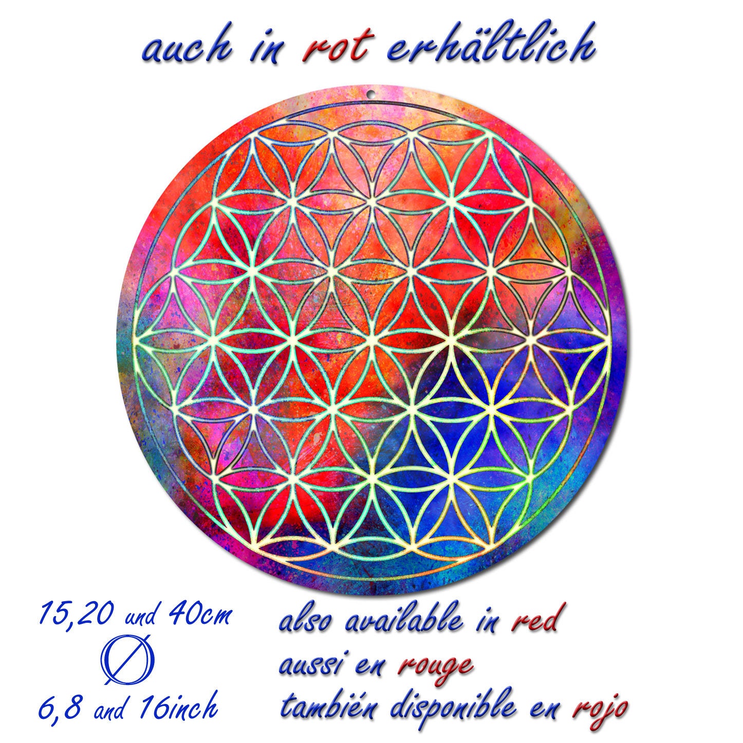 BAUM DES LEBENS Sonnenfänger Fensterbild – Glücksbringer Als Geschenk Für Geburtstag & Weihnachten