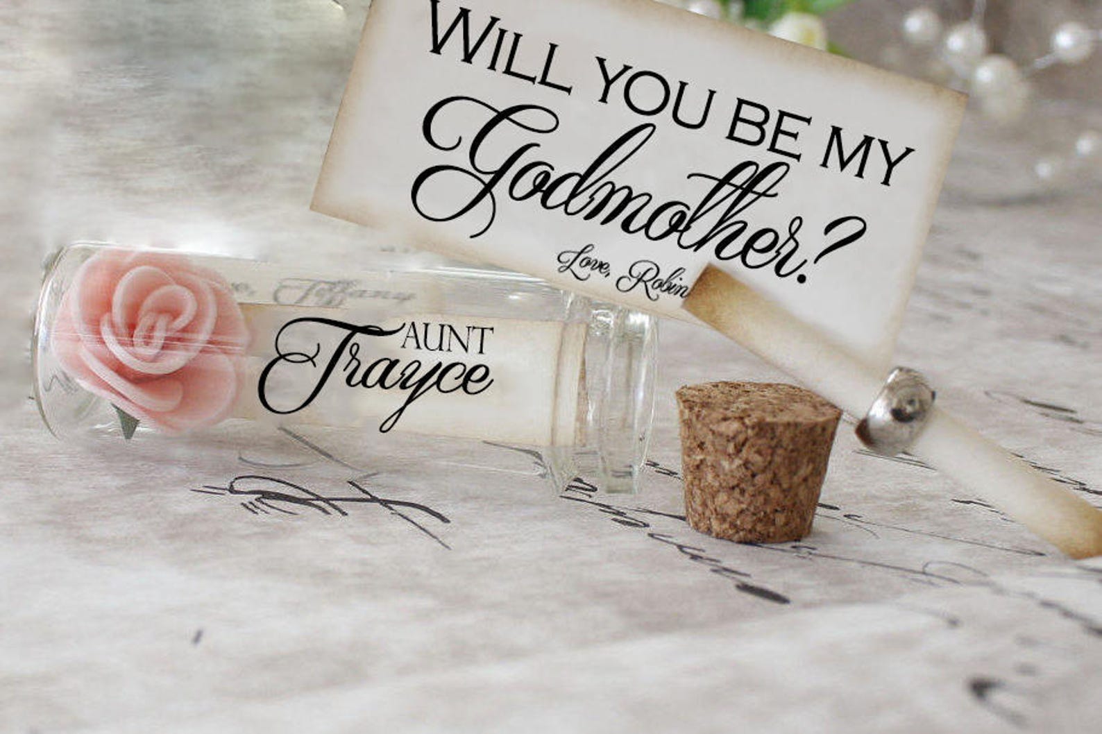 Will You Be My Godmother Ask Godmother / Godfather / - Etsy
