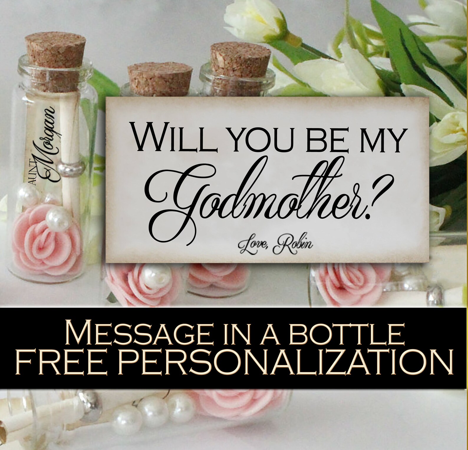 Will You Be My Godmother Ask Godmother / Godfather / - Etsy