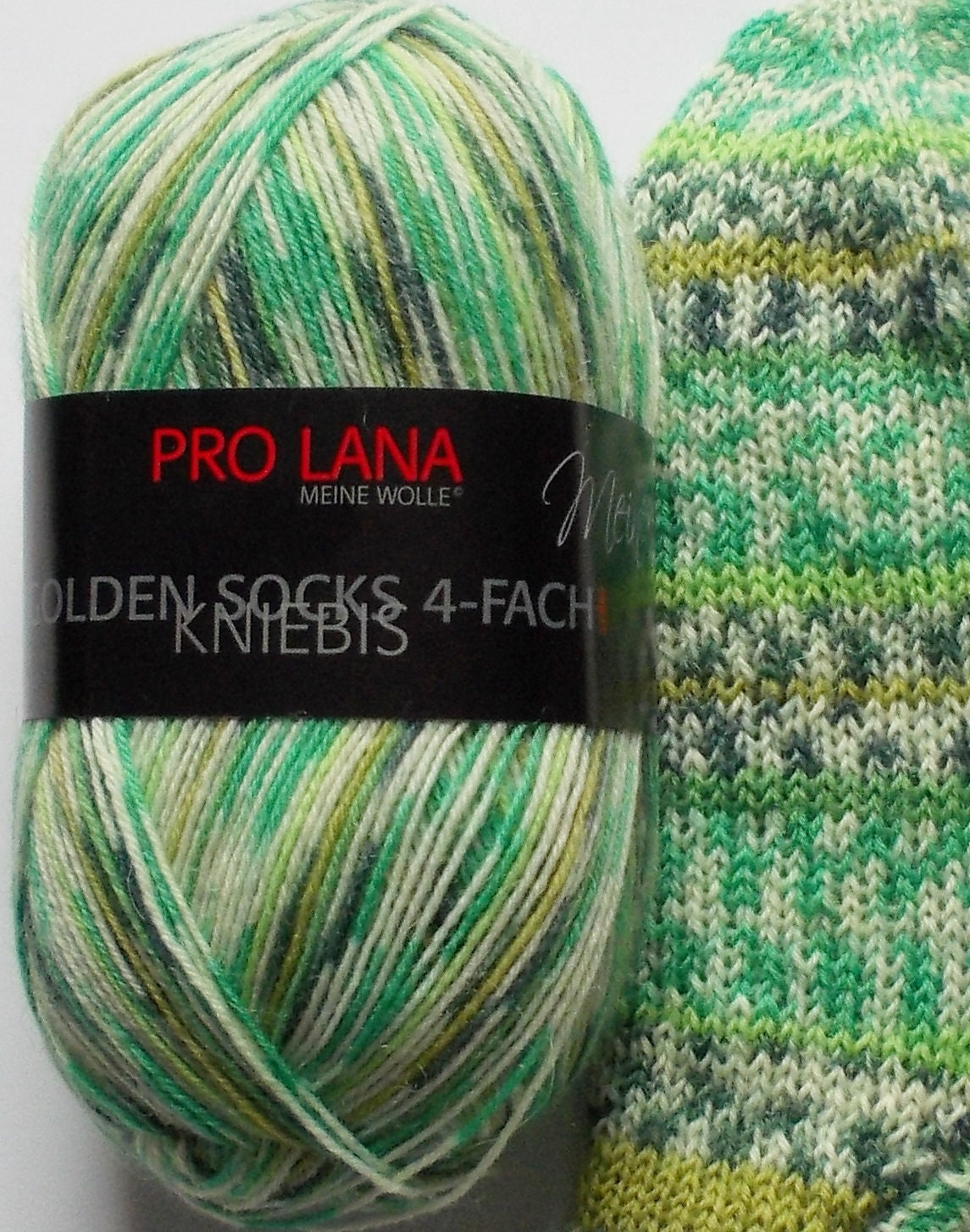 695 Euro/100g sock yarn 100g green patterned 4ply Etsy