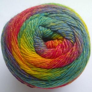 57,50 Euro/kg - colour change yarn 200g, Gründl &quot;Colourful&quot;, multicolored (03)