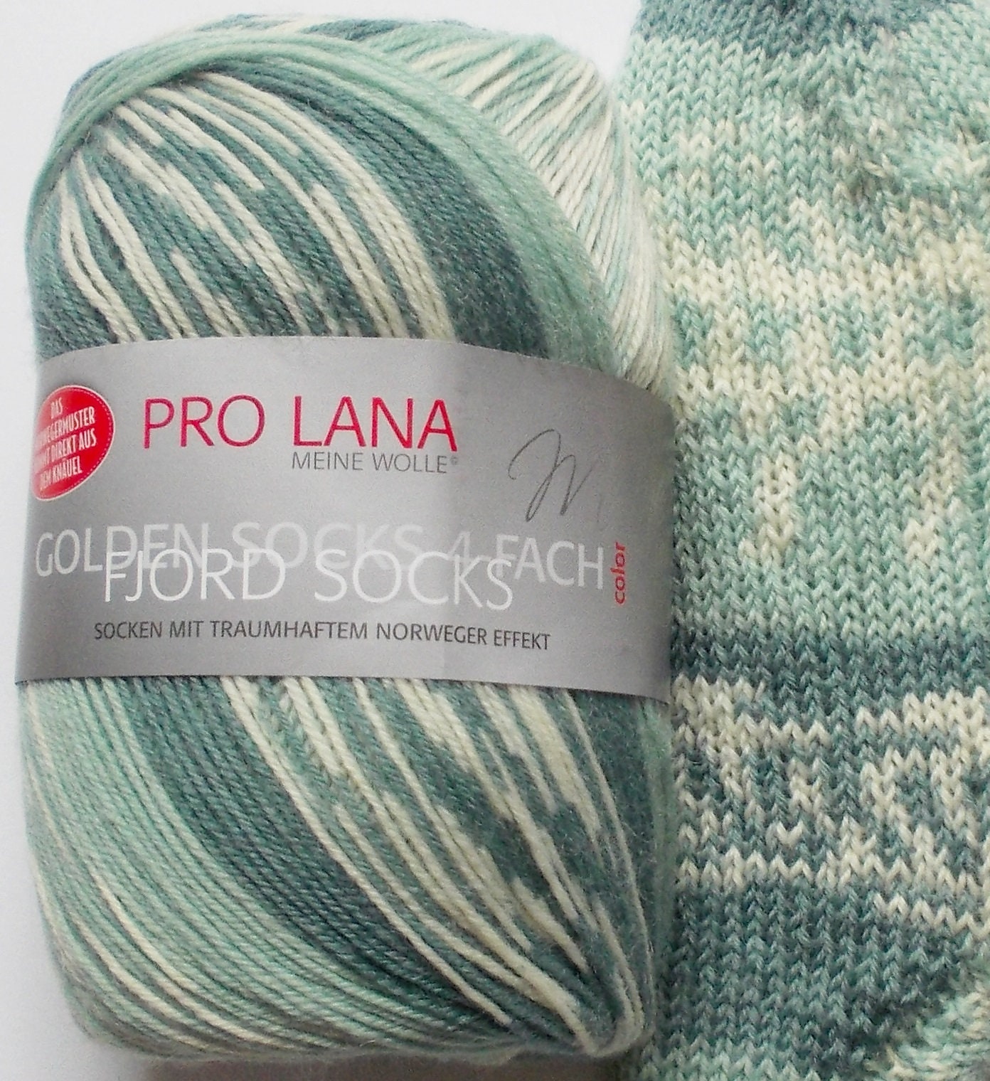 sock yarn 100g 4ply Pro lana 6,95 Euro100g green-gray PLSchiL462