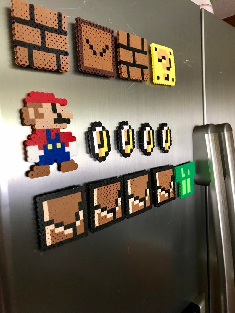 Super Mario Perler Bead Set Etsy