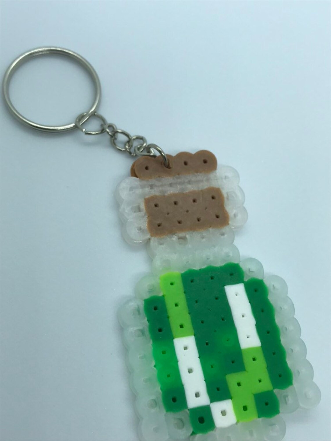 Minecraft Potion Perler Bead Keychain Etsy