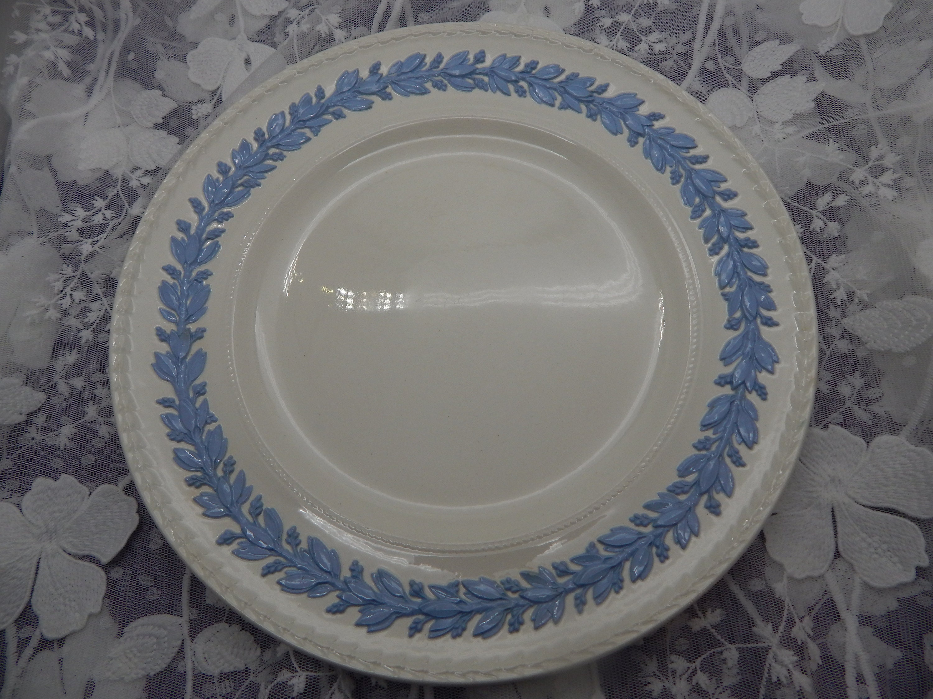 Vintage Wedgwood Queensware Lavender on Cream Laurel Edge 3 Etsy
