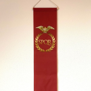 Roman Empire, Roman Republic, SPQR, High Quality Banner, Multiple Size Options!