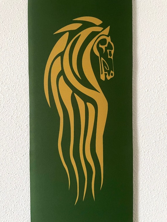 Lord of Rings Rohan Polyester Banner Flag 15.7 × 39.4 in Wall Hanging for Cosplay and Party Decoration from Banner Flags - price 4.53