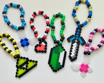 Zelda Inspired Kandi Charm Bracelets
