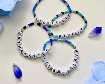 Lights Out Inspired Bracelet Set - Dark Romance Bookish Gift