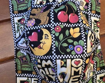 Funda para cuenco reversible de tela inspirada en Mary Engelbret