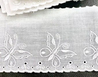 3yds Butterfly Embroidery Eyelet Austria