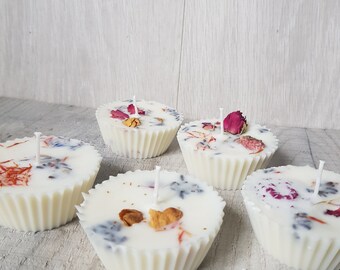 Vegan Soy Cupcake Candles set for 10,  Affordable candles, Wedding Favour, Handmade & Scented