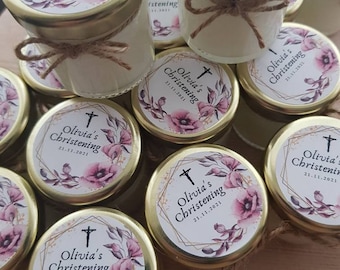30 Handmade Mini Soy Candles: Eco Wedding Favors, Scented Gifts