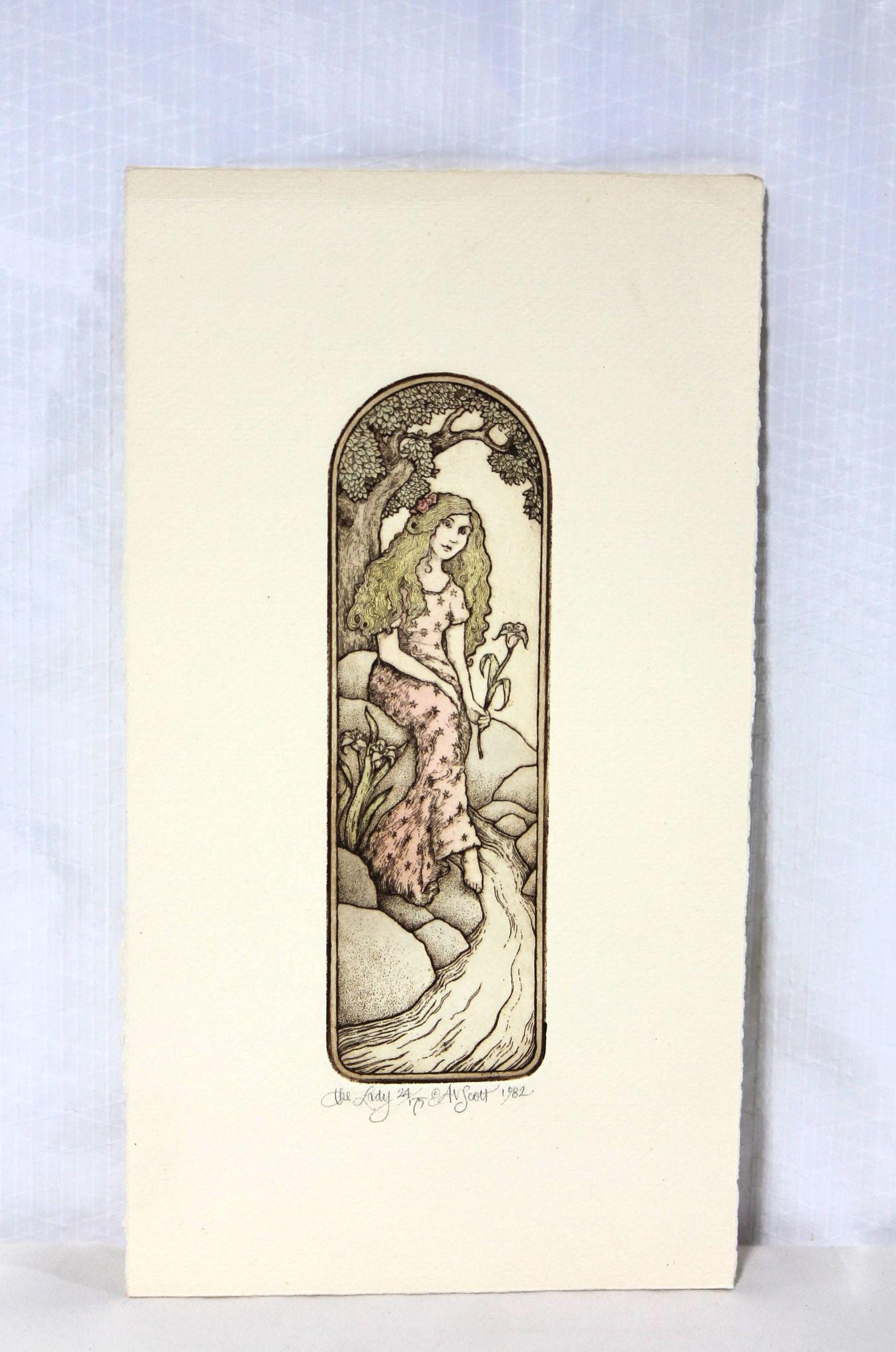 Alice V Scott Etching - Etsy
