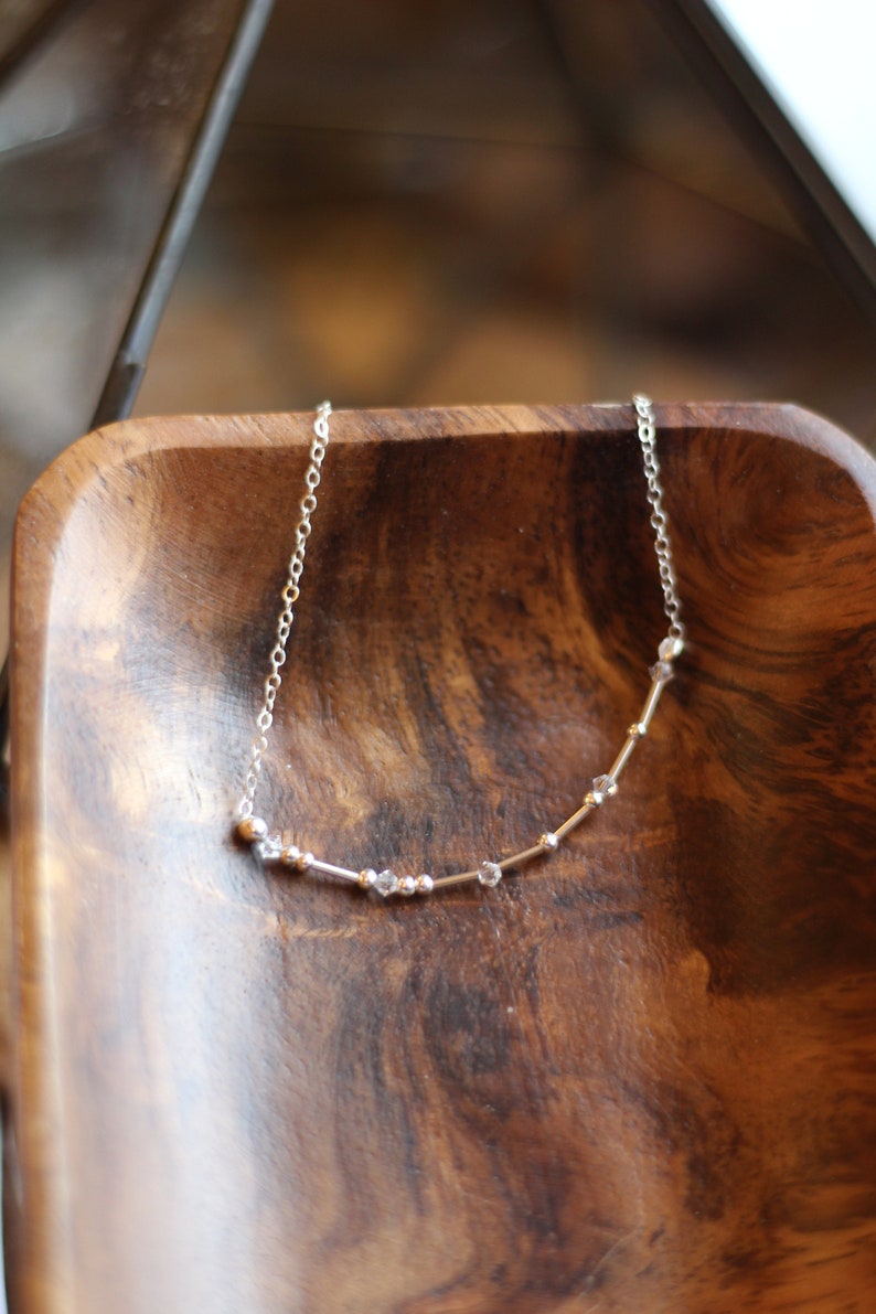 sterling silver and crystal naughty gifts Swear word Morse code necklace