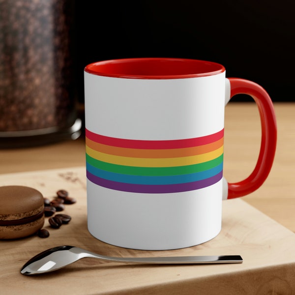 Rainbow Pride Coffee Cup, Gay Pride, LGBTQ, Rainbow, LGBT Pride, Pride