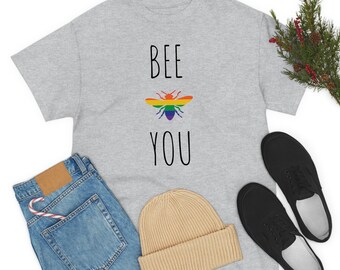 Unisex Heavy Cotton Tee, Gay Pride Shirt, Pride, LGBTQ Shirt, Rainbow, LGBT Pride, Pride Shirt, Be You, Rainbow Pride Shirt, Equality Shirt