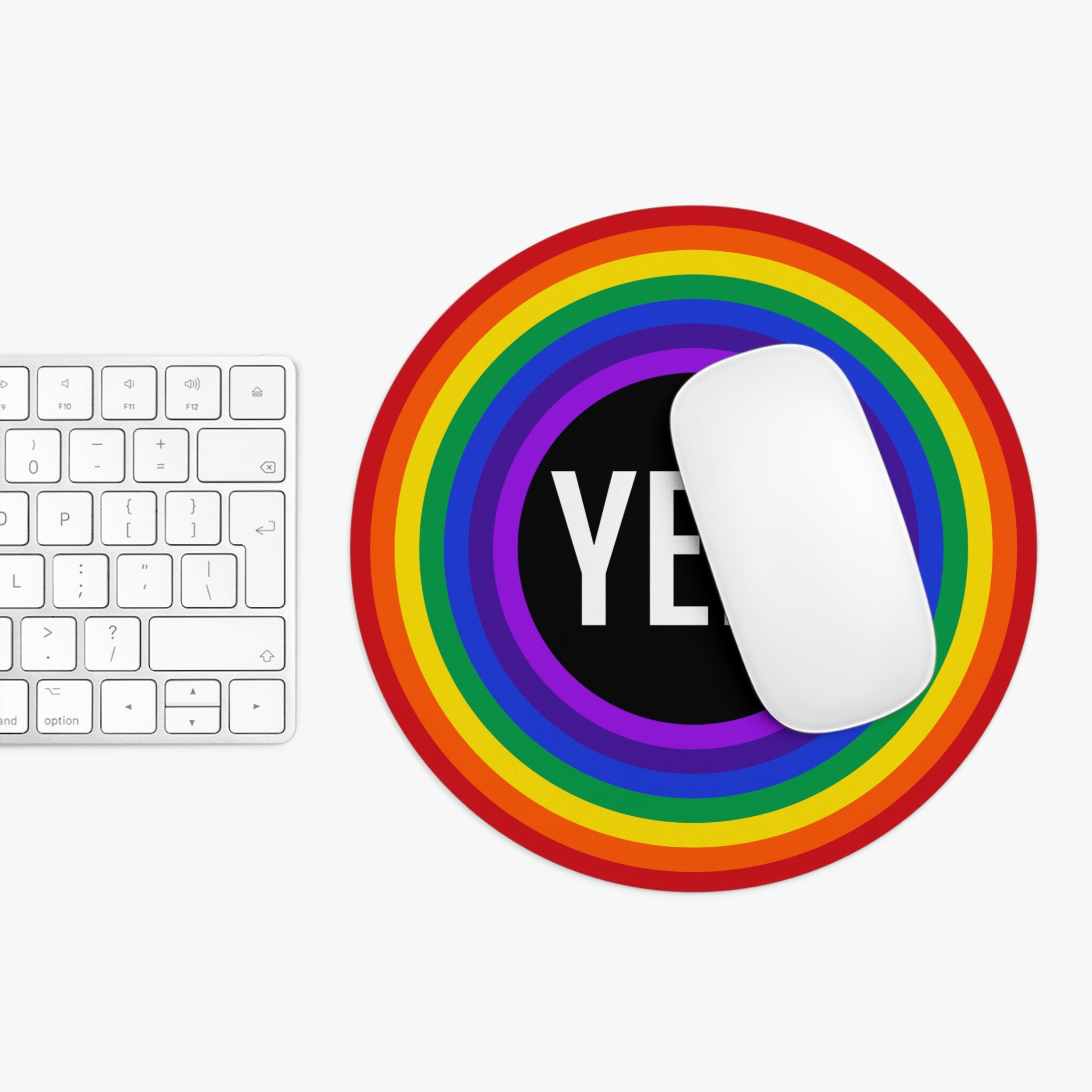 GAY CLUB NEON SIGN PRIDE LGBT CUSTOM MOUSE PAD COMPUTER GAMING NON-SLIP  NEOPRENE