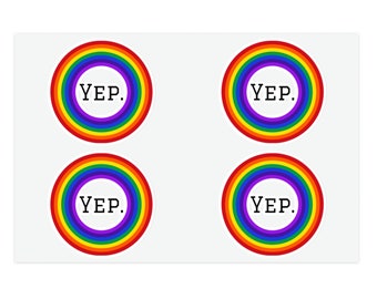 Sticker Sheets, Rainbow, Pride Sticker, Pride, LGBTQ, Vinyl Sticker, Gay Pride, LGBT Pride, LGBT Sticker