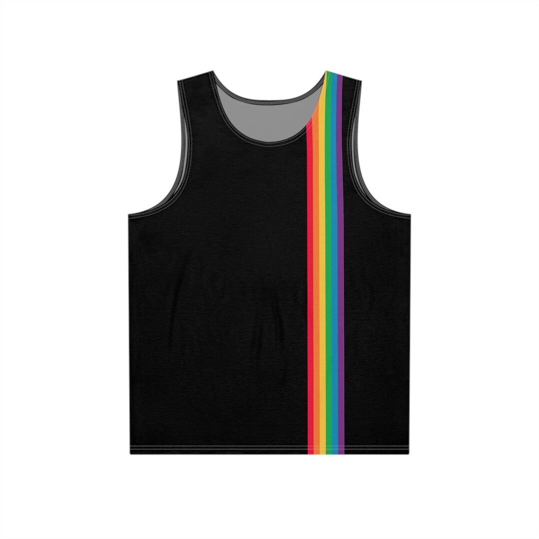 LGBT Pride Tank Top - Regenbogen Löwe Design Für CSD