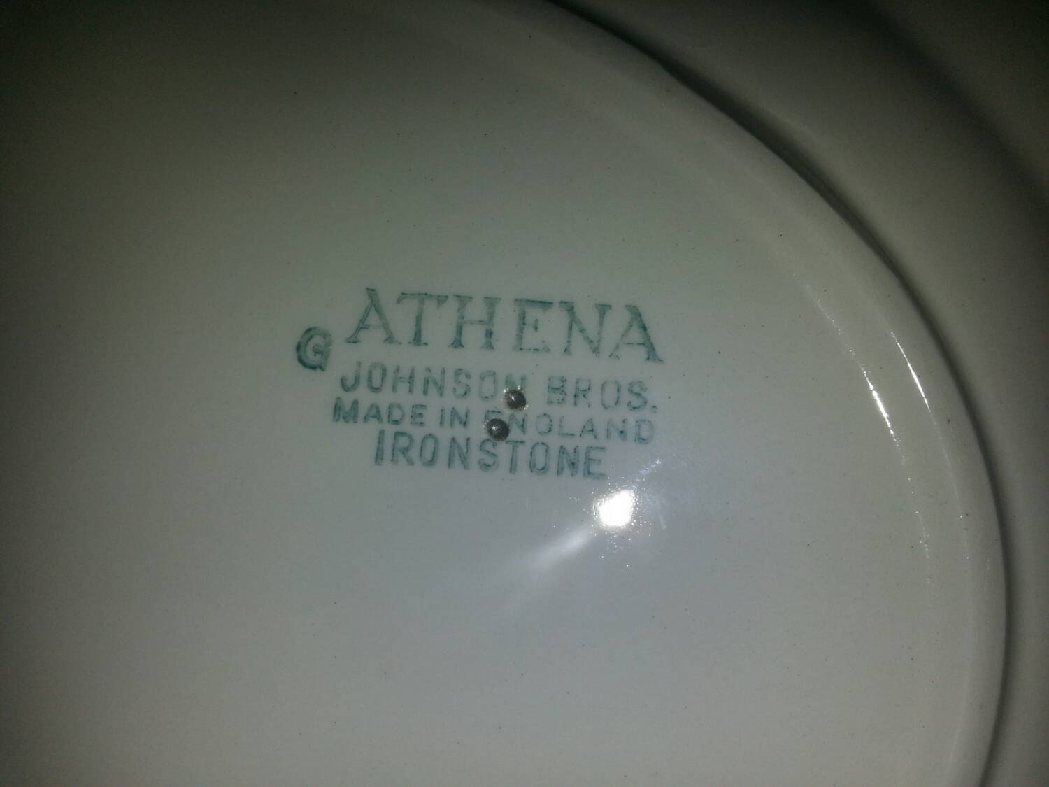 Johnson Brothers Ironstone Athena Platter Etsy