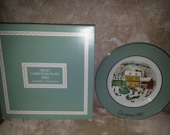 Avon christmas plate 1979