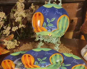 Sango Cafe Paris Salad Plates set of 4
