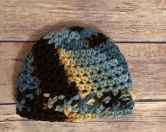 Preemie Hat Crochet Pattern for Medium #4 yarn