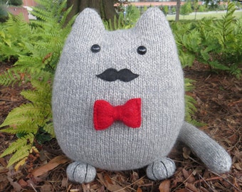 Irving the Dashing GentleCat - wool plush toy