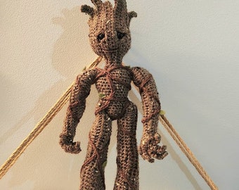 Juguete de peluche de ganchillo inspirado en Galaxy Tree