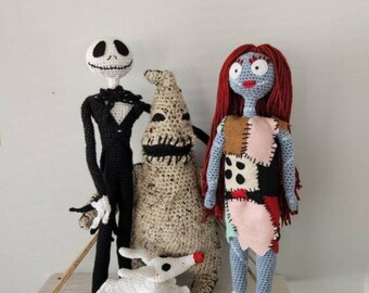 Pesadilla antes de Navidad Personajes, Jack Skellington, Oogie Boogie, Zero, Sally