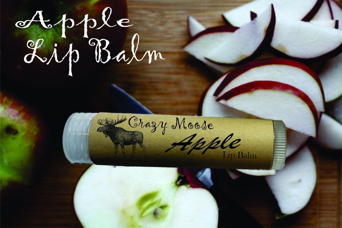 Apple Lip Balm all Natural Made In The USA Etsy