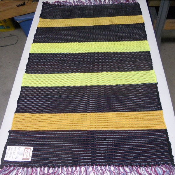 Black and Gold Rug Etsy