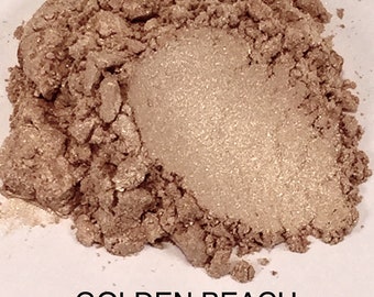 FunShine Colors "GOLDEN BEACH" Mica Pigment Powder (10g, 20g, or 28g Sizes)