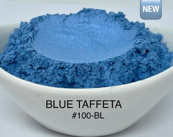FunShine Colors "BLUE TAFFETA" Mica Pigment Powder (10g, 20g, 28g Sizes)