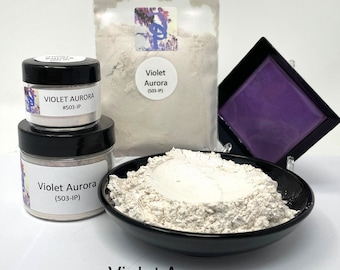 FunShine Colors "VIOLET AURORA" Interference Mica Pigment Powder (10g, 20g, 28g Sizes)