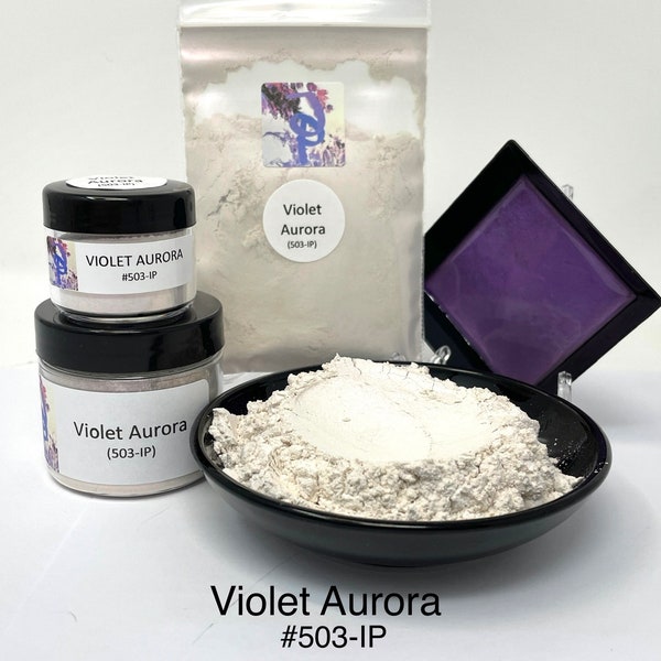 FunShine Colors "VIOLET AURORA" Interference Mica Pigment Powder (10g, 20g, 28g Sizes)