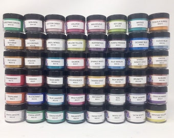 BASIC FUNSHINE COLORS: Your Choice of 94 Eligible Mica Powders in 10g Jars