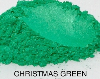 FunShine Colors "CHRISTMAS GREEN" Mica Pigment Powder (10g, 20g, 28g Sizes)