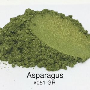 FunShine Colors &quot;ASPARAGUS&quot; Mica Pigment Powder (10g, 20g, 28g Sizes)