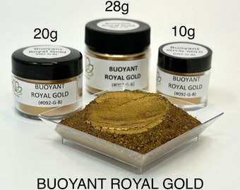 FunShine Colors "BUOYANT ROYAL GOLD" Mica Pigment Powder (10g, 20g, 28g Sizes)