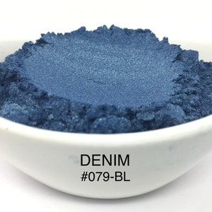 FunShine Colors &quot;DENIM&quot; Mica Pigment Powder (10g, 20g, 28g Sizes)