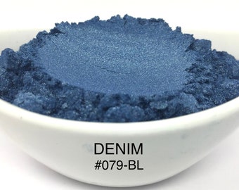 FunShine Colors "DENIM" Mica Pigment Powder (10g, 20g, 28g Sizes)