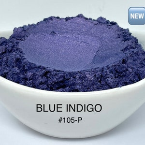 FunShine Colors &quot;BLUE INDIGO&quot; Mica Pigment Powder (10g, 20g, or 28g Sizes)